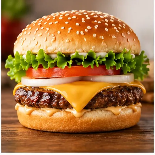 Pio's Beef Cheeseburger